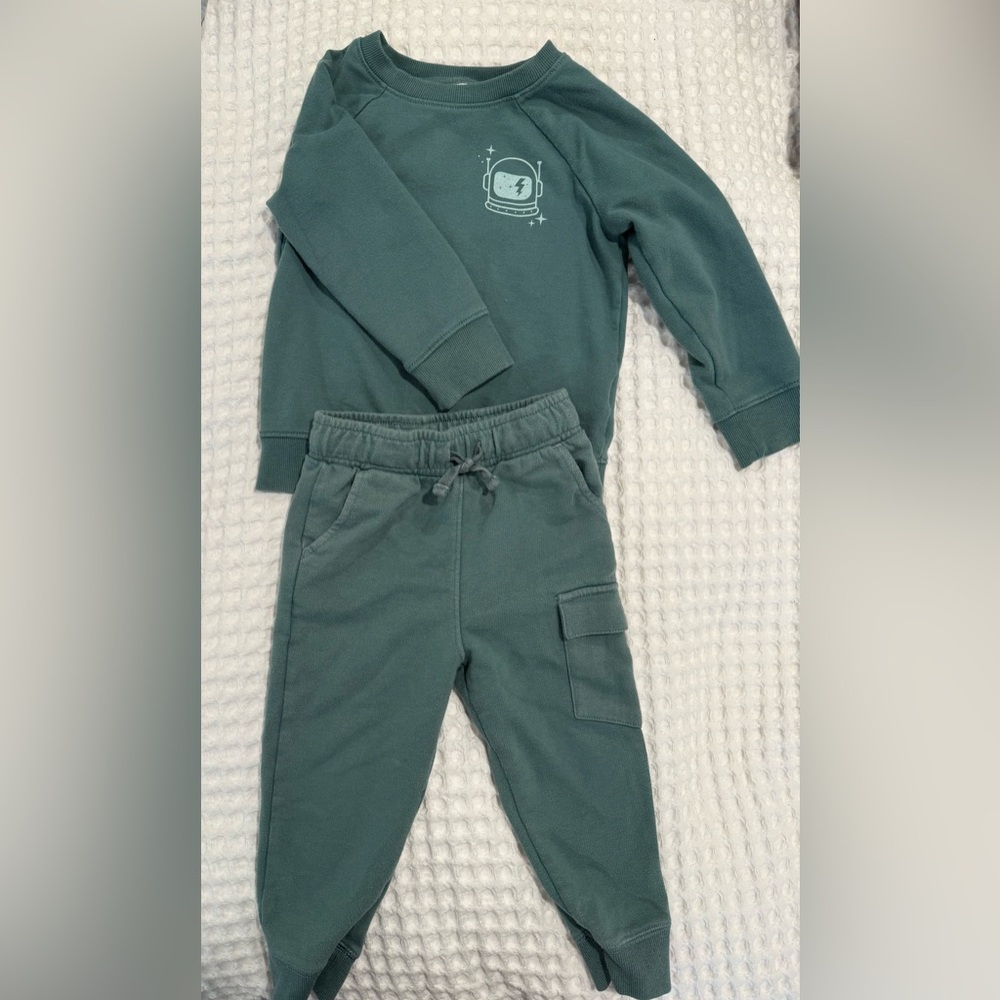 Toddler Boys Matching Sweat Set